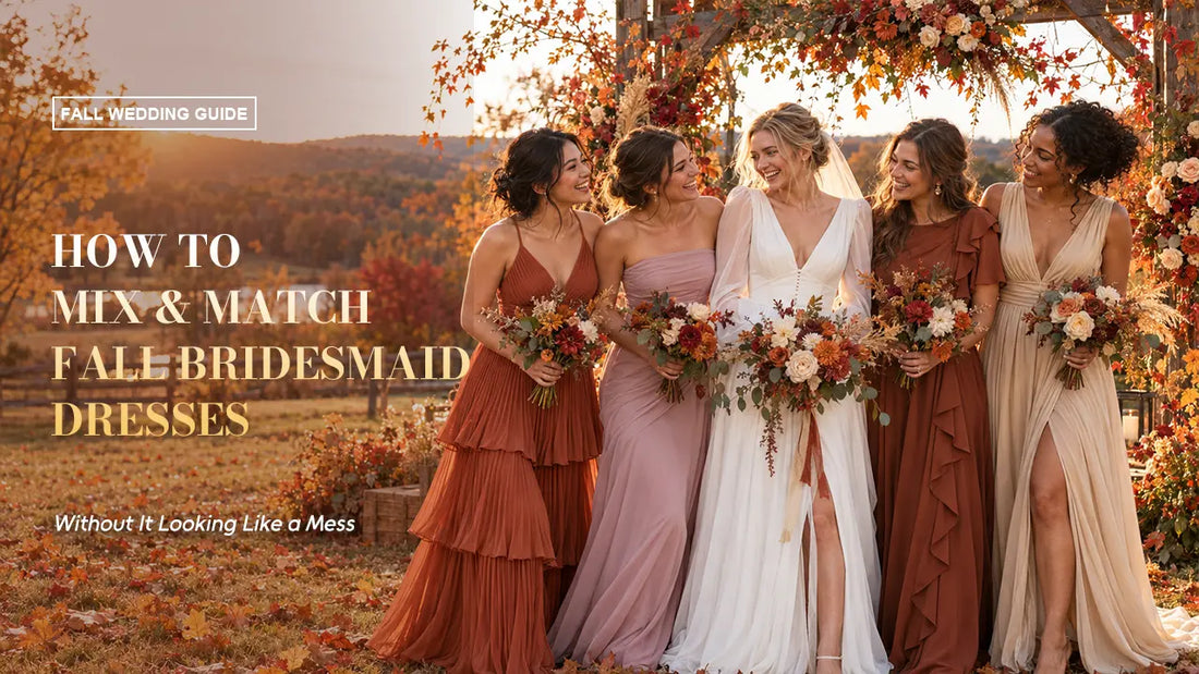 How to Mix and Match Fall Bridesmaid Dresses