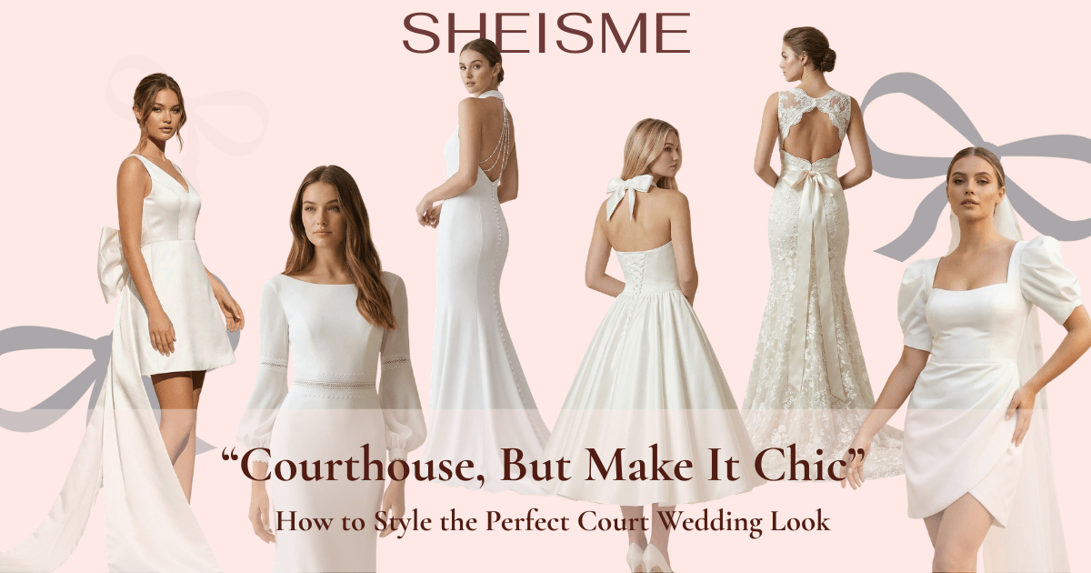 “Courthouse, But Make It Chic” — How to Style the Perfect Court Wedding Look - SHE IS ME
