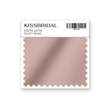 Dusty Rose Matte Satin Swatch