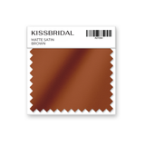 Brown Matte Satin Swatch