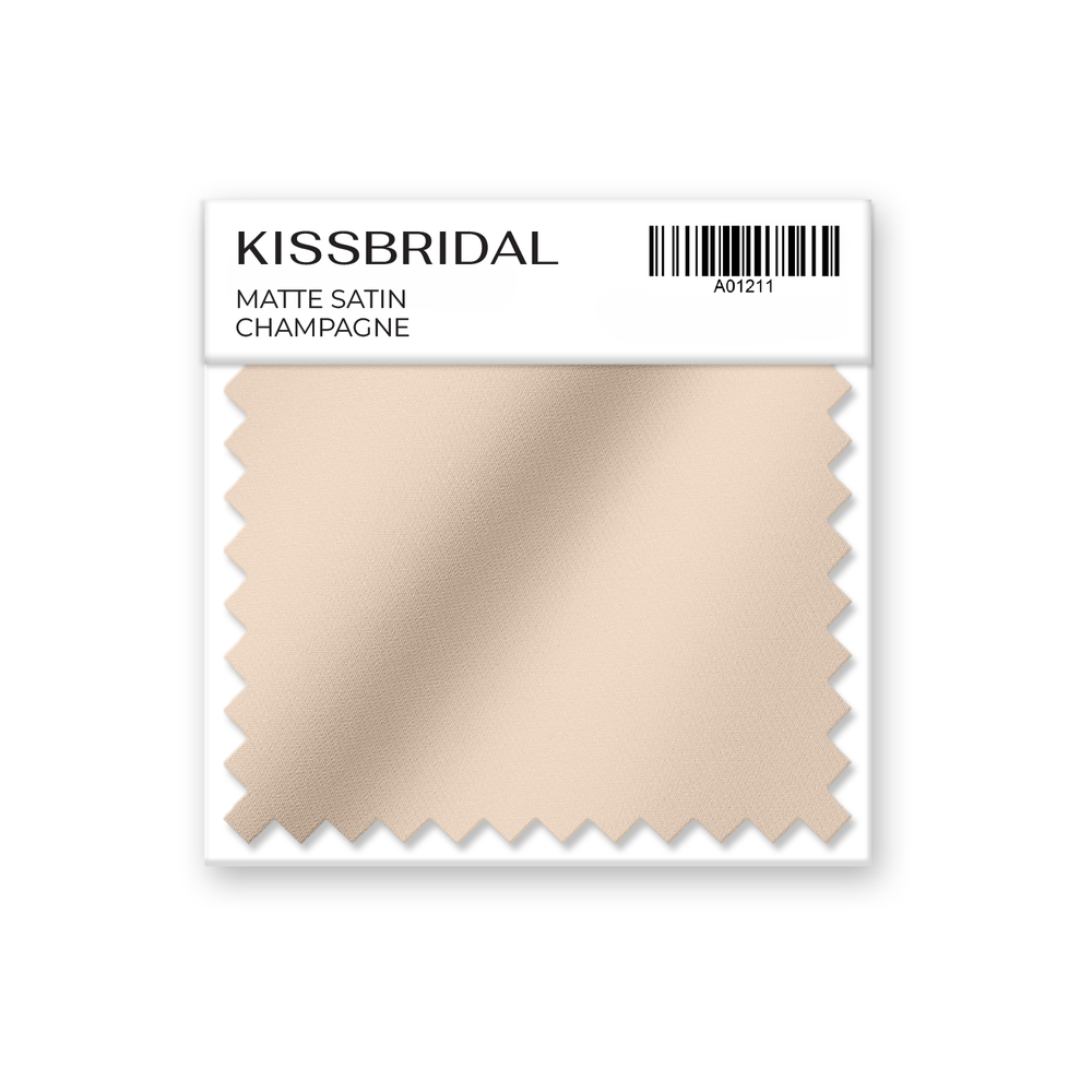 Champagne Matte Satin Swatch