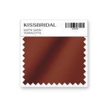 Terracotta Matte Satin Swatch