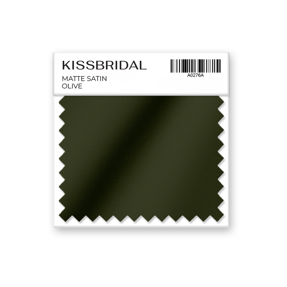 Olive Matte Satin Swatch