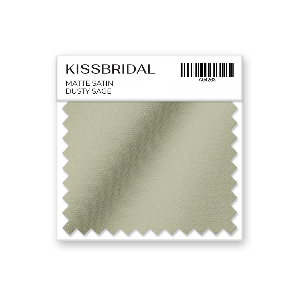 Dusty Sage Matte Satin Swatch