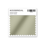 Dusty Sage Matte Satin Swatch