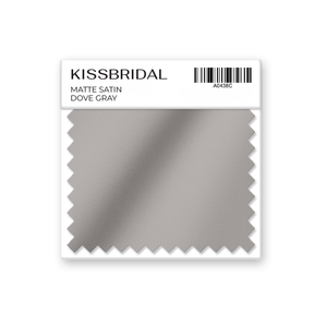 Dove Gray Matte Satin Swatch