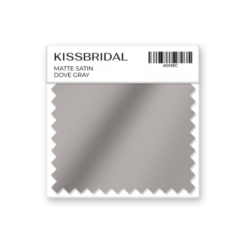 Dove Gray Matte Satin Swatch