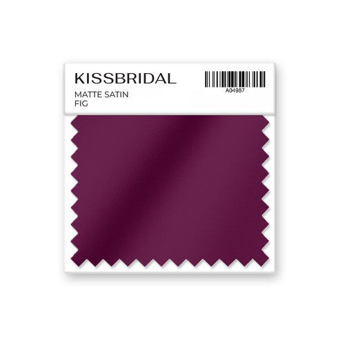 Fig Matte Satin Swatch
