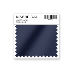 Dusk Blue Matte Satin Swatch