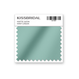 Mint Green Matte Satin Swatch