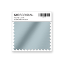 Bleached Aqua Matte Satin Swatch