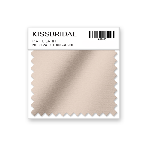 Neutral Champagne Matte Satin Swatch