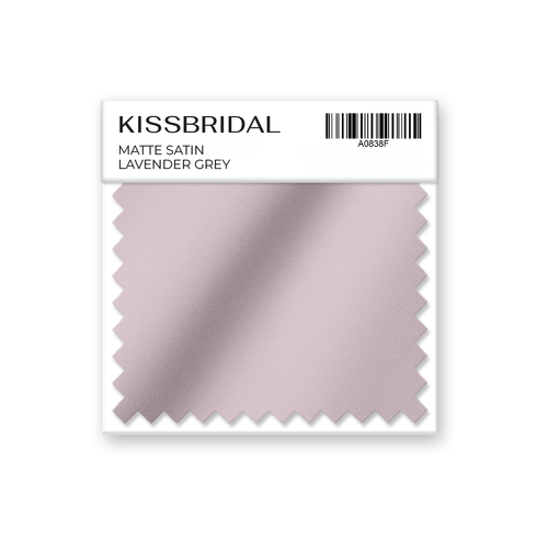 Lavender Grey Matte Satin Swatch
