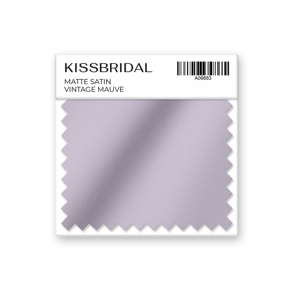 Vintage Mauve Matte Satin Swatch