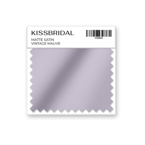 Vintage Mauve Matte Satin Swatch