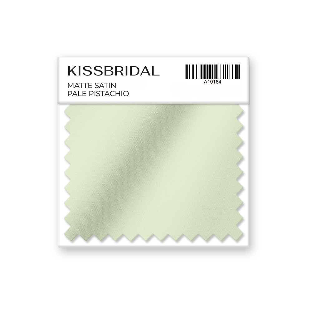 Pale Pistachio Matte Satin Swatch