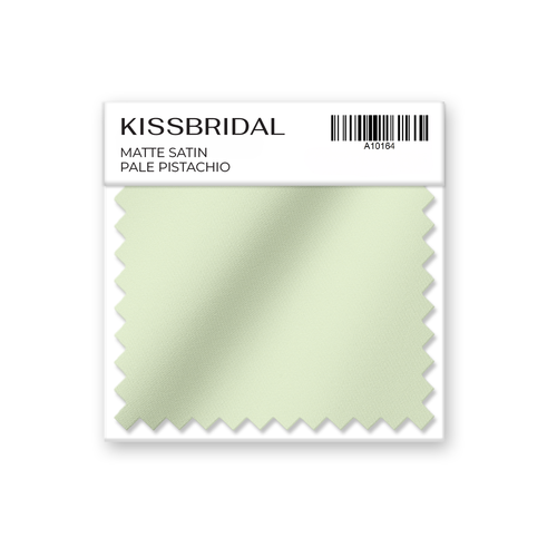 Pale Pistachio Matte Satin Swatch
