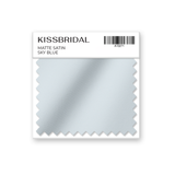 Sky Blue Matte Satin Swatch