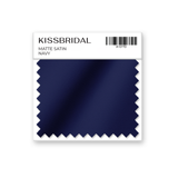 Navy Matte Satin Swatch