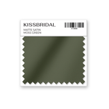Moss Green Matte Satin Swatch