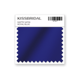 Royal Blue Matte Satin Swatch