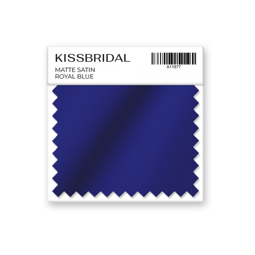 Royal Blue Matte Satin Swatch