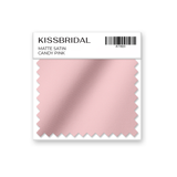 Candy Pink Matte Satin Swatch