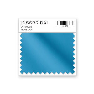 Blue Jay Chiffon Swatch