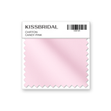 Candy Pink Chiffon Swatch