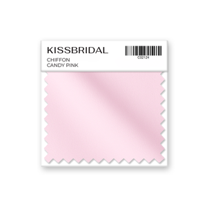 Candy Pink Chiffon Swatch