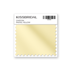 Pastel Yellow Chiffon Swatch