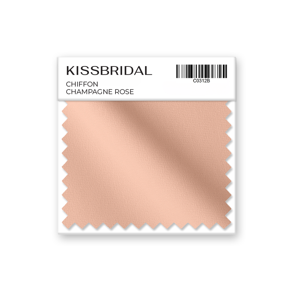 Champagne Rose Chiffon Swatch