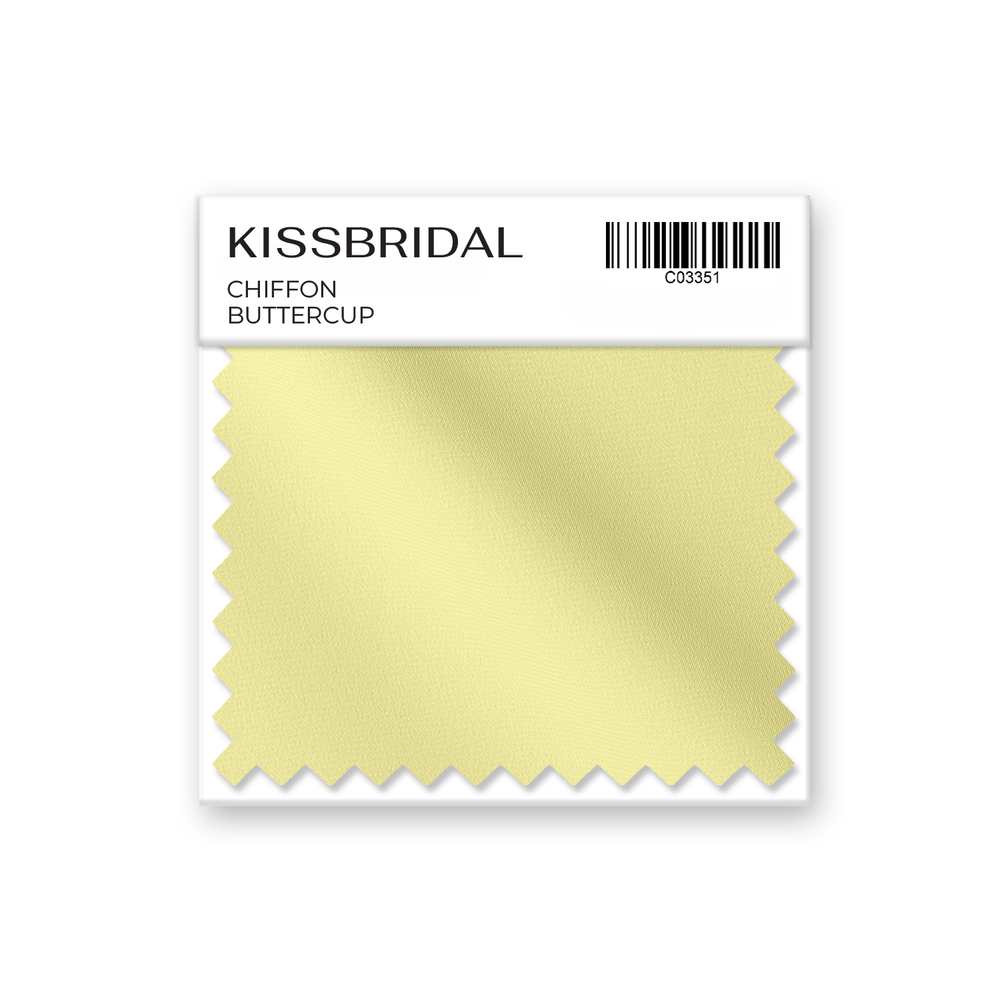Buttercup Chiffon Swatch