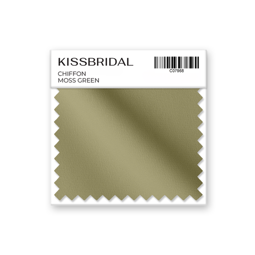 Moss Green Chiffon Swatch