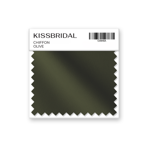 Olive Chiffon Swatch