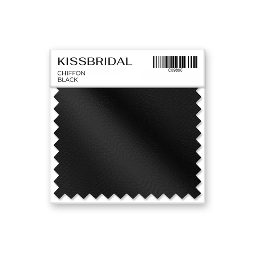 Black Chiffon Swatch
