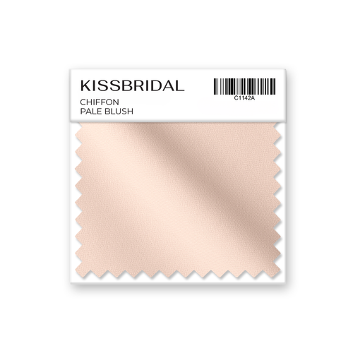 Pale Blush Chiffon Swatch