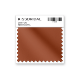 Terracotta Chiffon Swatch