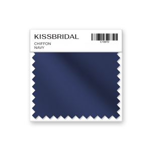 Navy Chiffon Swatch