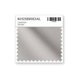 Sliver Chiffon Swatch