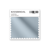 Dusty Blue Chiffon Swatch