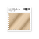 Champagne Stretch Satin Swatch