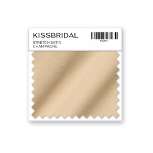 Champagne Stretch Satin Swatch