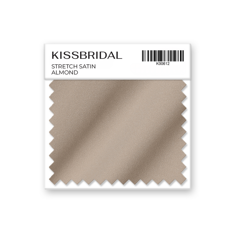Almond Stretch Satin Swatch