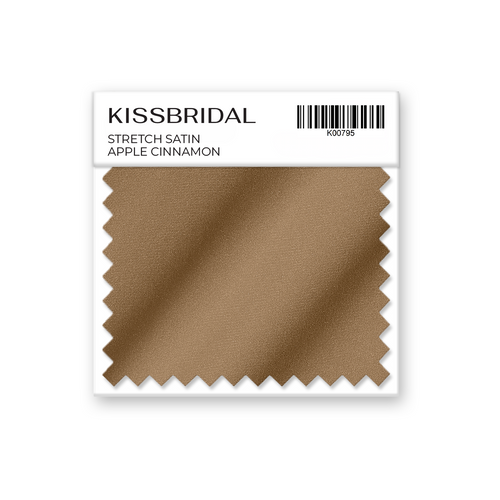 Apple Cinnamon Stretch Satin Swatch
