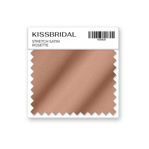 Rosette Stretch Satin Swatch