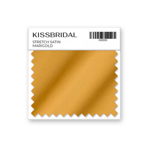 Marigold Stretch Satin Swatch