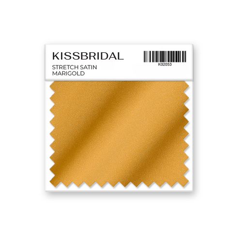 Marigold Stretch Satin Swatch
