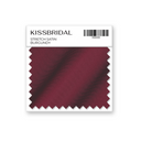 Burgundy Stretch Satin Swatch