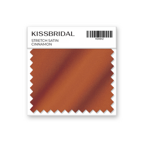 Cinnamon Stretch Satin Swatch